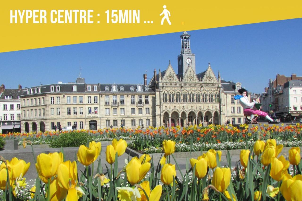 Appartement "Le Terminus " Gare-Cosy-Wifi 6 Personnes سانت كونتان المظهر الخارجي الصورة